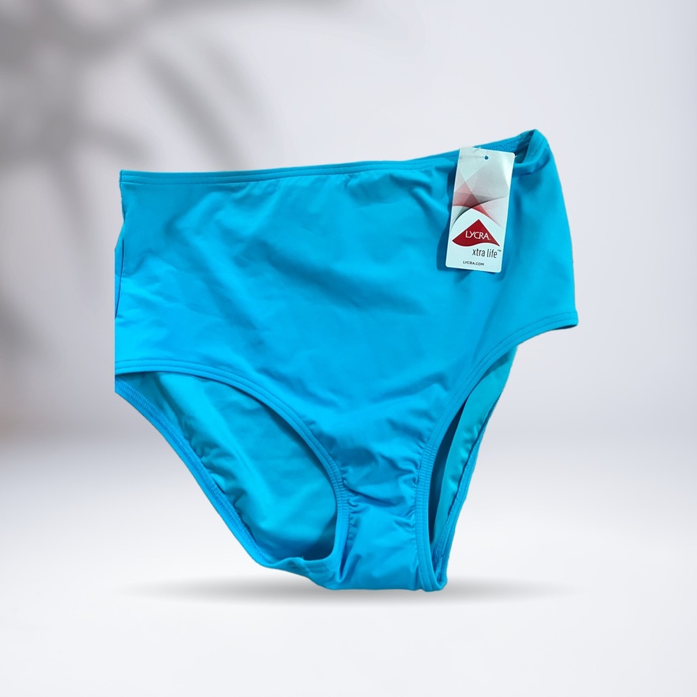 Turquoise Blue Swim Bottom